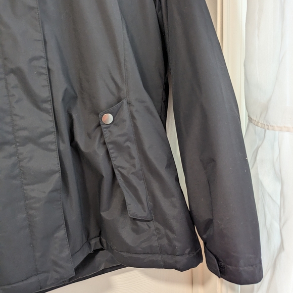 Columbia Black Faux Fur Hooded Coat - Picture 8 of 9